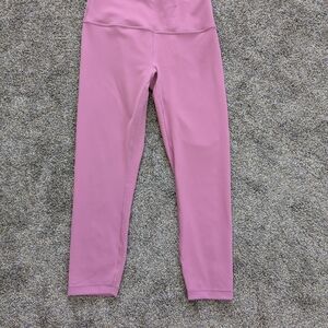 Lululemon Wunder Train High Rise Tight In Soft Pink 23"